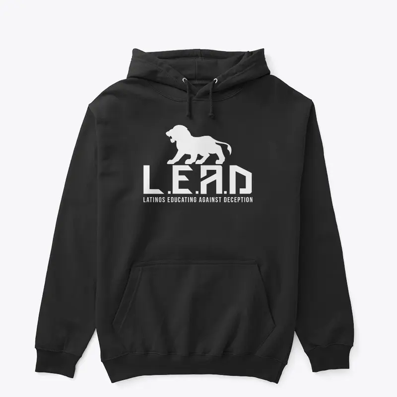 LEAD Pullover Hoodie (White Logo)